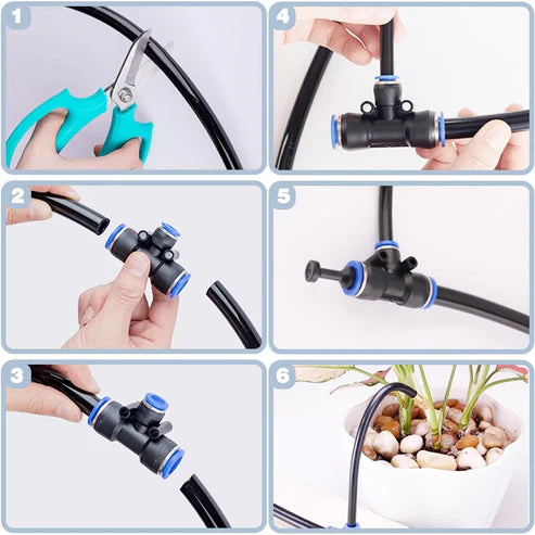 🔥Last day 50% off✨🌱360° curved garden automatic watering system