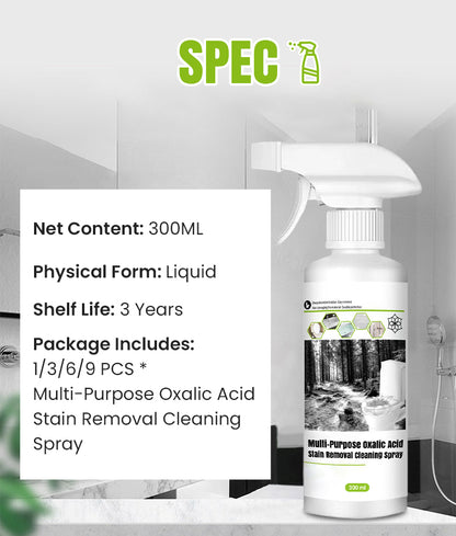🔥Multi-Purpose Oxalic Acid Stain Removal Cleaning Spray