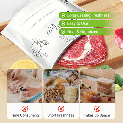 Reusable Aluminum Foil Sealable Storage Bags $9.99 Regular price$19.99Sale price 50
