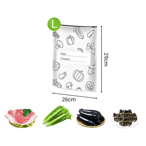 Reusable Aluminum Foil Sealable Storage Bags $9.99 Regular price$19.99Sale price 50