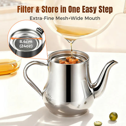 Stainless Steel Oil Filter Pot