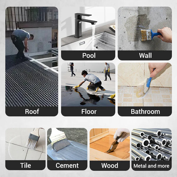 Waterproof multi-purpose polyurethane coating,Lasting Protection, Safeguard Every Inch of Your Space! 💧🏡 1Kg