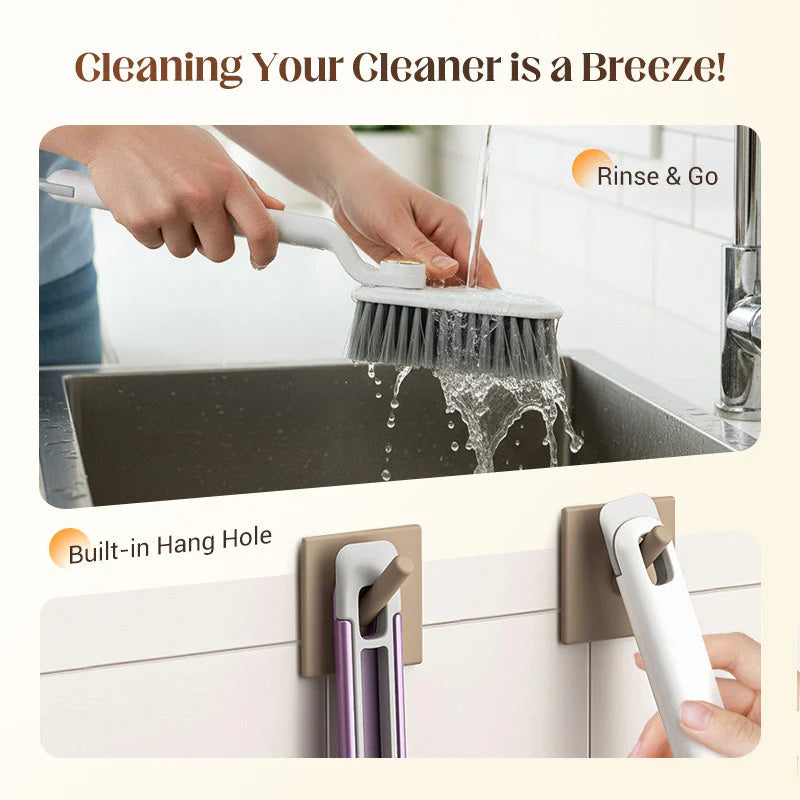 🔥LAST DAY SALE-50% OFF🎁3-In-1 Multi-Function Rotating Crevice Cleaning Brush