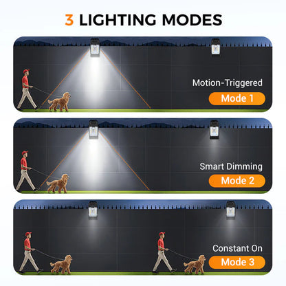Outdoor Solar Clip Light with Motion Sensor