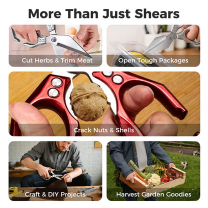 🔥Hot Sale 50% OFF🔥Multifunctional Heavy-Duty Kitchen Shears💪✂️