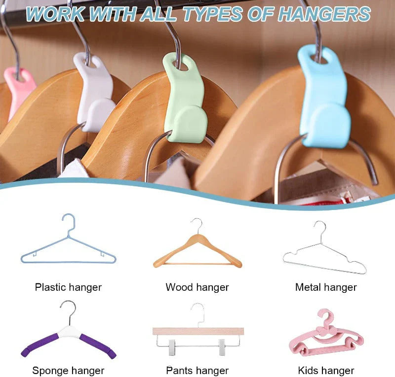 Space-Saving Hanger Hooks – Transform Your Closet Instantly ( 50-Pcs )