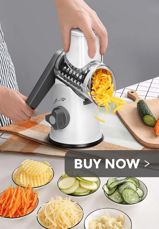 3 in 1 Rotary Grater Vegetable Slicer
