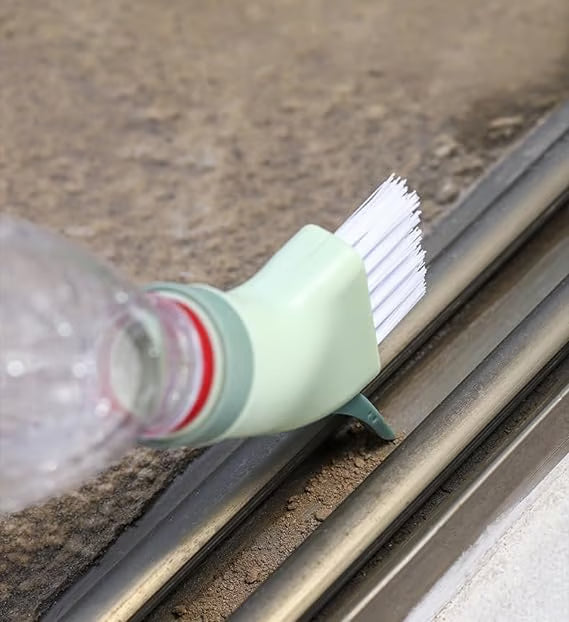 💥Multi-use Cleaning Brush Can Be Connected To Mineral Water Bottle