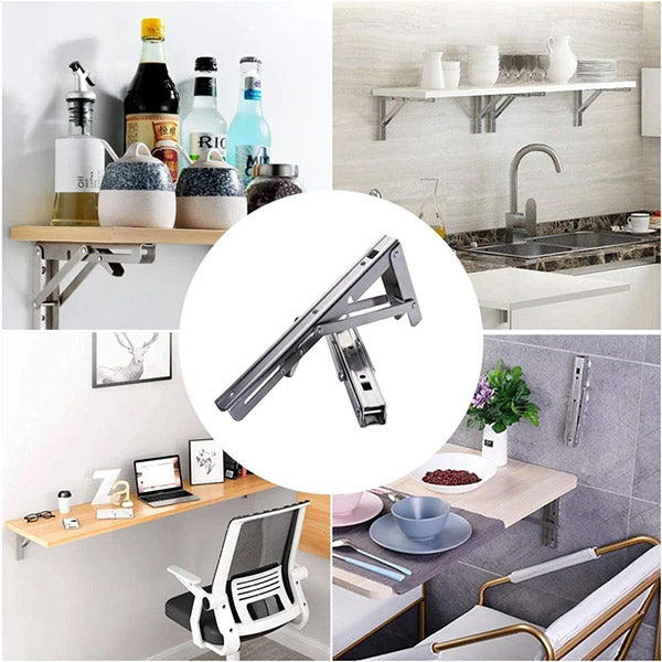 DIY Wall Mounted Folding Bracket(2PCS)