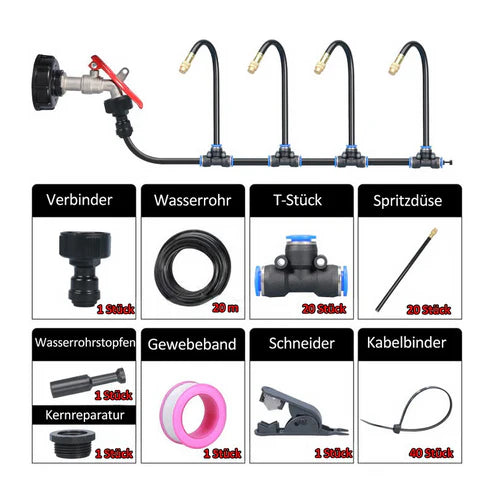 🔥Last day 50% off✨🌱360° curved garden automatic watering system