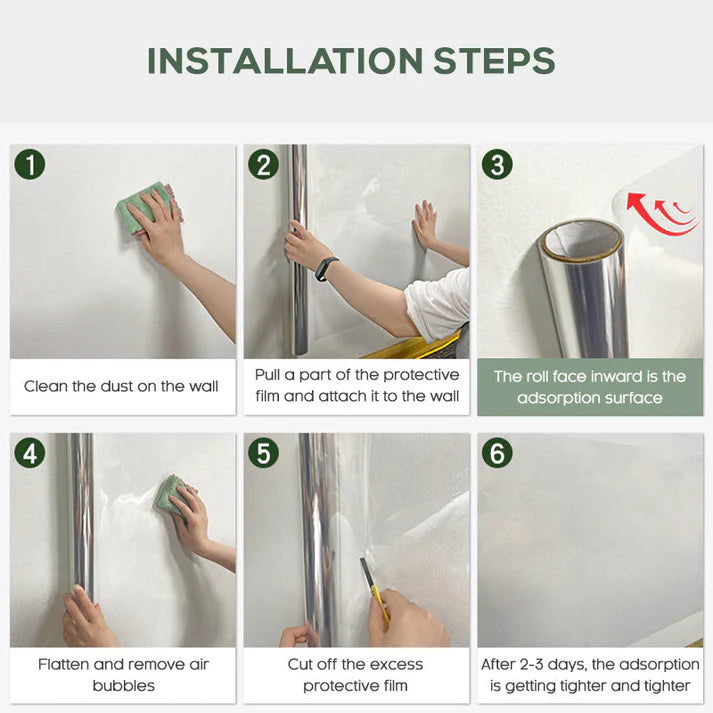 🤩🤩2025 NEW SALE🤩🤩Transparent waterproof and anti-oil static adsorption wall stickers for home use