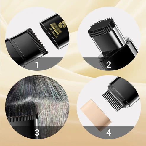 💖Instant hair color stick with built-in comb