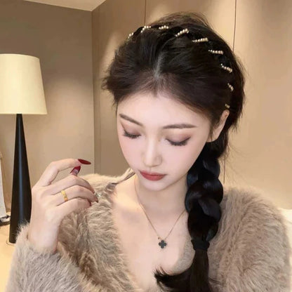 🔥Vintage High Cranium Artificial Pearl Headband (50% OFF)