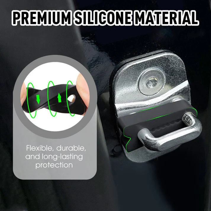 ✨ Silicone Car Door Lock Damper Pads - Noise-Reducing Sealing with Self-Adhesive Design for Soft & Quiet Closing 🔇🧤