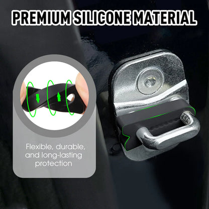 ✨ Silicone Car Door Lock Damper Pads - Noise-Reducing Sealing with Self-Adhesive Design for Soft & Quiet Closing 🔇🧤