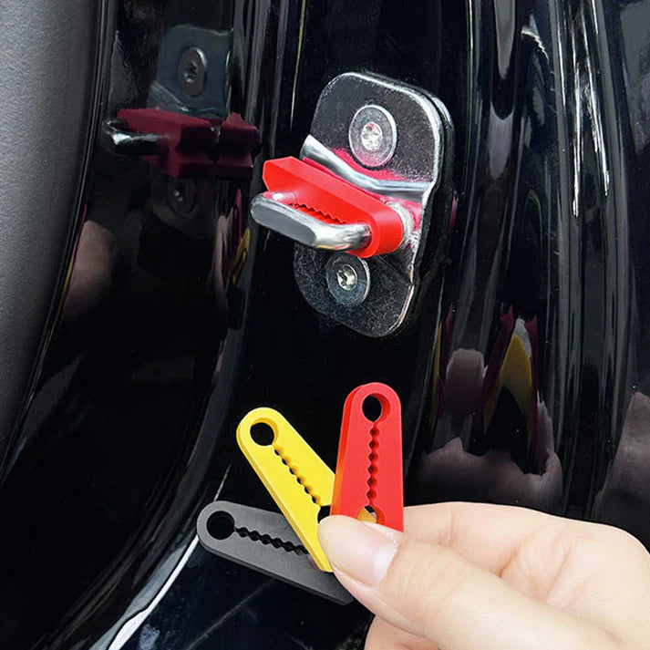 ✨ Silicone Car Door Lock Damper Pads - Noise-Reducing Sealing with Self-Adhesive Design for Soft & Quiet Closing 🔇🧤