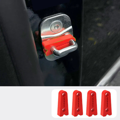 ✨ Silicone Car Door Lock Damper Pads - Noise-Reducing Sealing with Self-Adhesive Design for Soft & Quiet Closing 🔇🧤