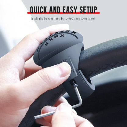 ✨ Ergonomic Steering Wheel Knob - Anti-slip design for better grip in all conditions 🔧💫